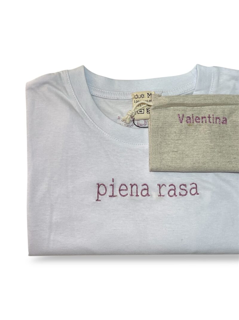 Ricamo solo scritta personalizzata