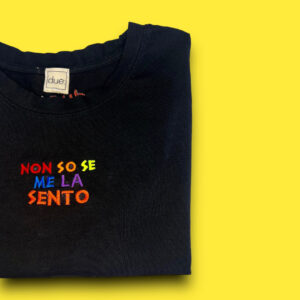 Ricamo solo scritta Due:
