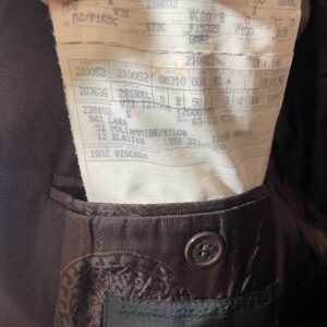 Blazer vintage Versace testa di moro, con ricamo: Non voglio soluzioni, voglio solo lamentarmi
