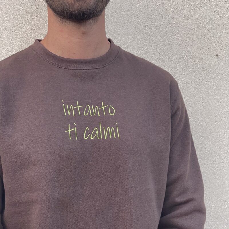 Felpa Intanto ti Calmi