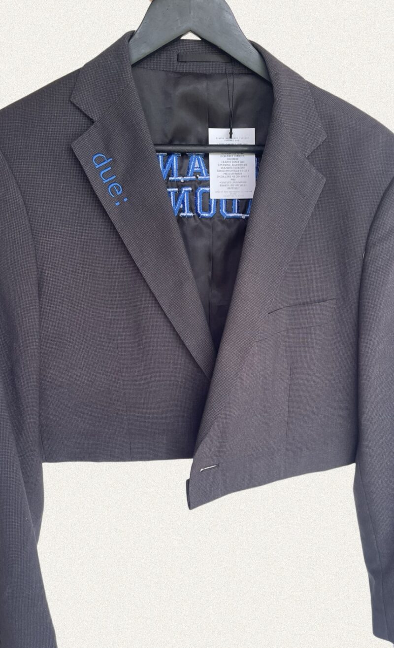 Blazer vintage con ricamo Volano Madonne