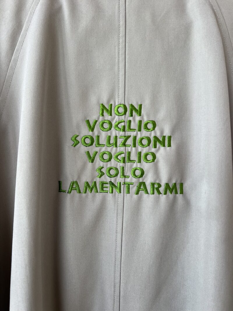 Trench vintage NON VOGLIO SOLUZIONI VOGLIO SOLO LAMENTARMI