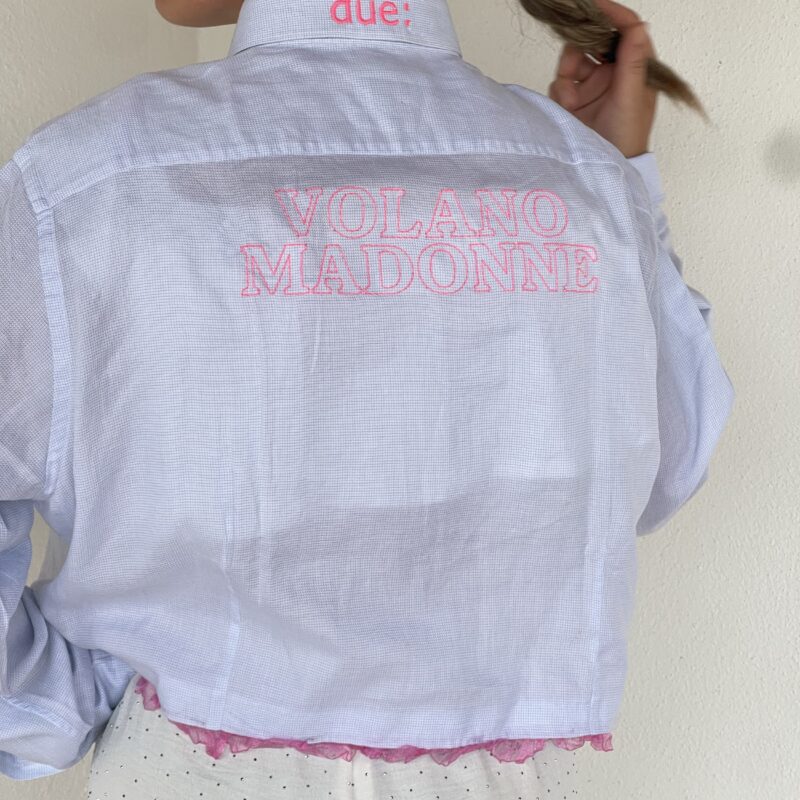 CAMICIA vintage VOLANO MADONNE