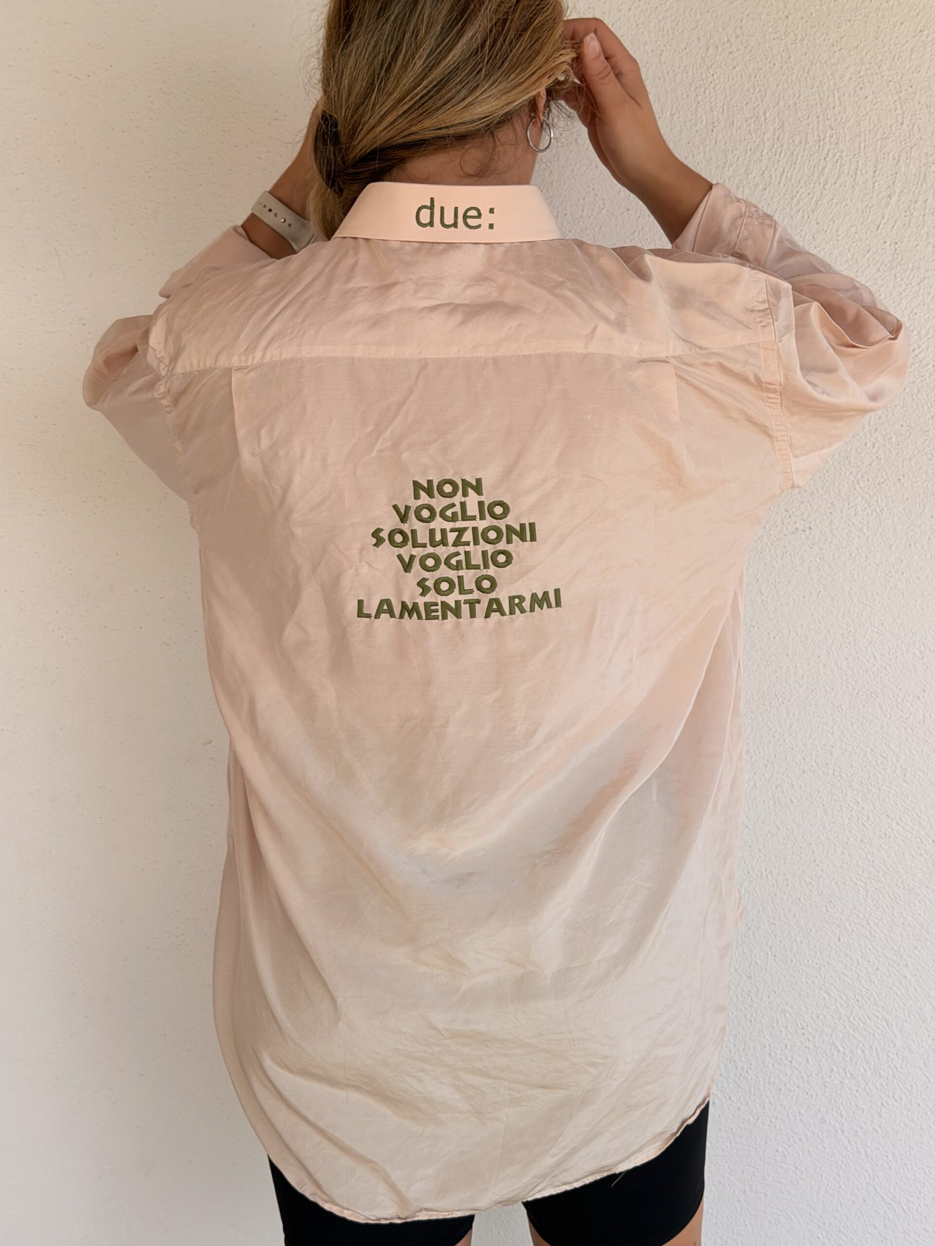 Camicia NON VOGLIO SOLUZIONI VOGLIO SOLO LAMENTARMI