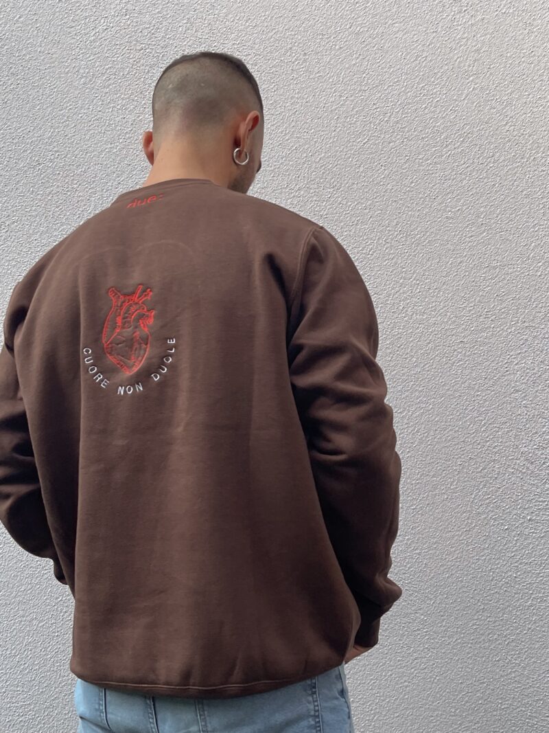 FELPA OCCHIO NON VEDE 
CUORE NON DUOLE