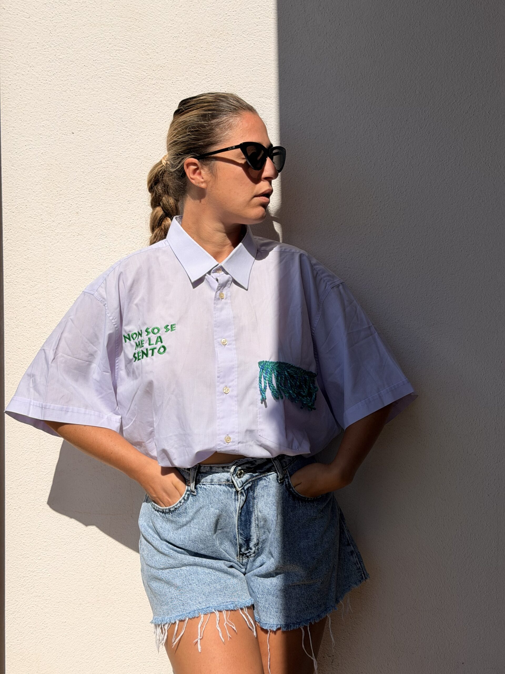 Camicia NON SO SE ME LA SENTO bomber - immagine 5