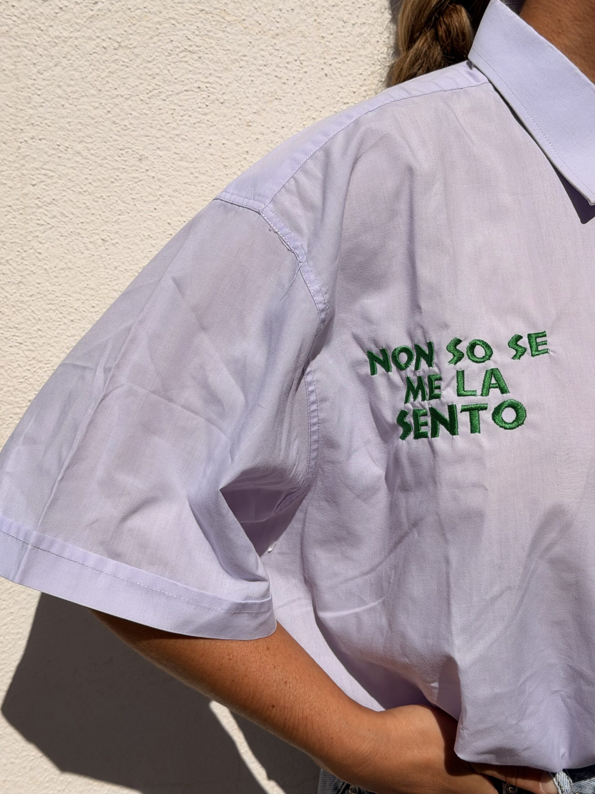 Camicia NON SO SE ME LA SENTO bomber - immagine 2